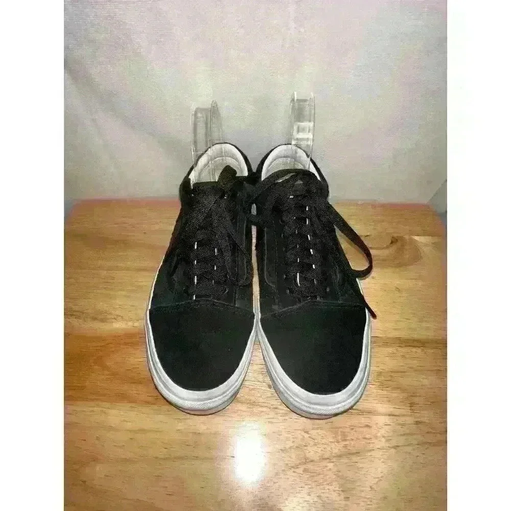 Vans Old Skool Skater Black Low Top Houndstoothembs Lace Up Sz 6.5 M/ Sz‎ 8 W
